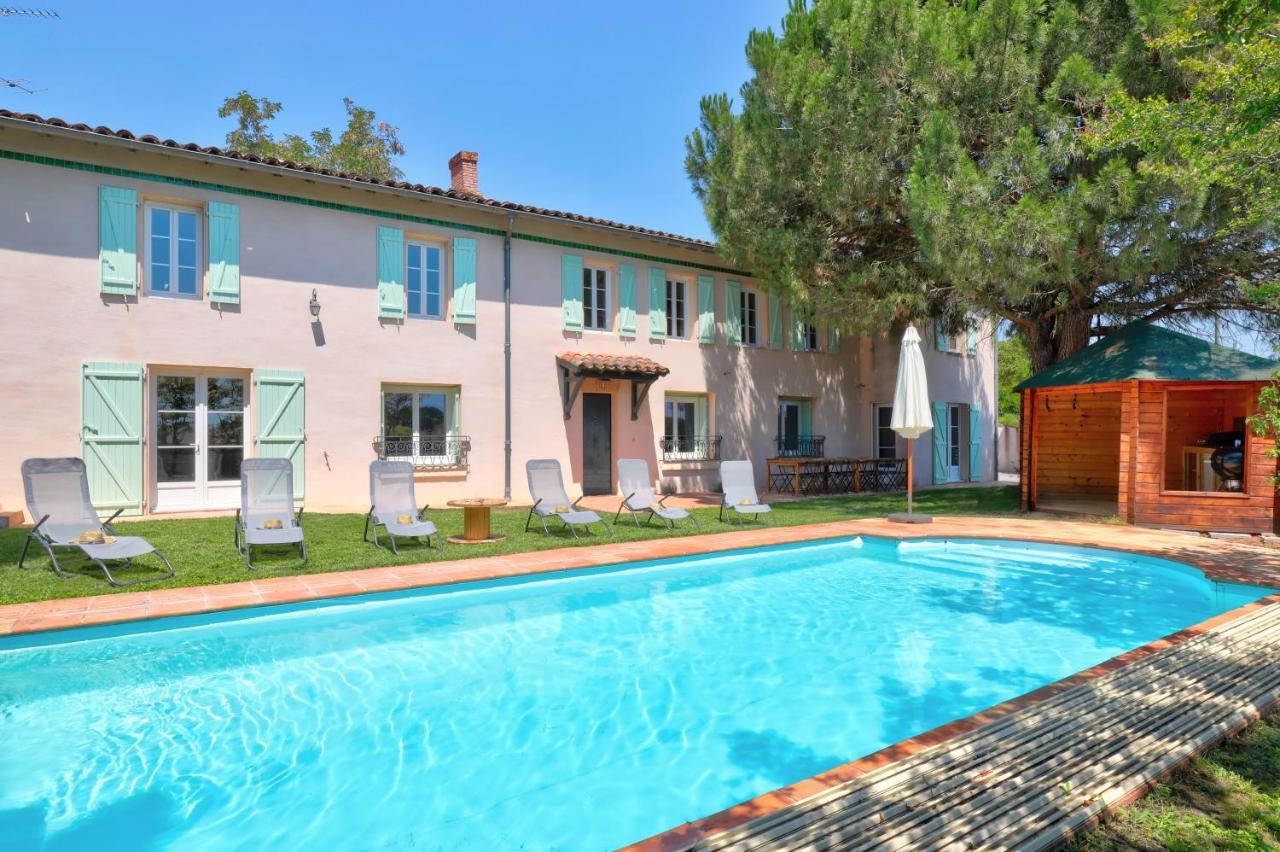 Gite La Grappe Occitane - 14 Personnes - Piscine Privee Ambres Εξωτερικό φωτογραφία