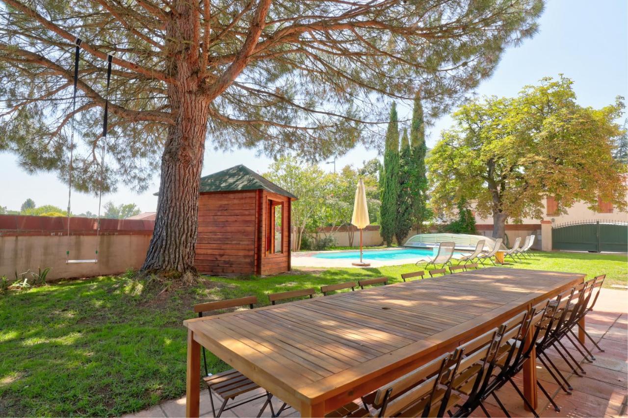 Gite La Grappe Occitane - 14 Personnes - Piscine Privee Ambres Εξωτερικό φωτογραφία