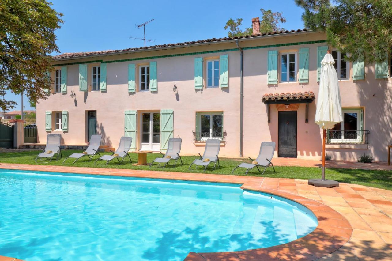 Gite La Grappe Occitane - 14 Personnes - Piscine Privee Ambres Εξωτερικό φωτογραφία